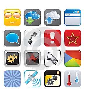 Apps icon set four