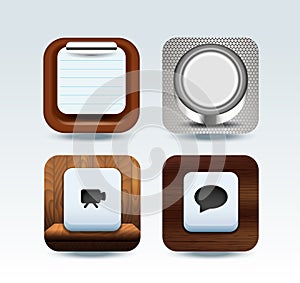 Apps icon set illustration