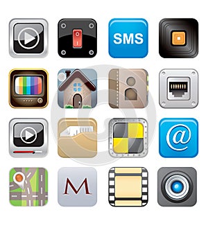 Apps icon set one