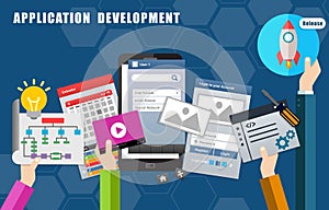 Apps mobile application development process and release
