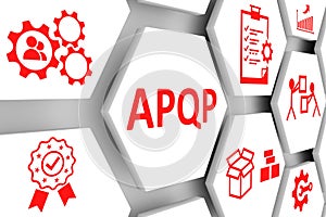 APQP concept cell background 3d