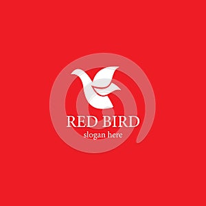 Red Bird logo template