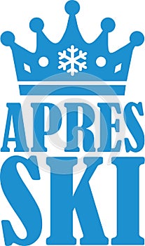 Apres Ski with crown photo