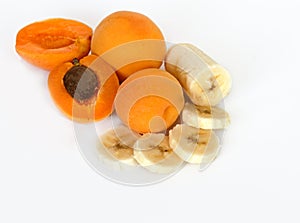 Apricot and banana