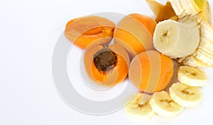 Apricot and banana