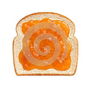 Apricot Preserves on Bread