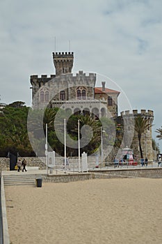 April 15, 2014. Estoril, Cascais, Sintra, Lisbon, Portugal. Nice Fort Of The Cross Dating In The XVII Century Built By Felipe III