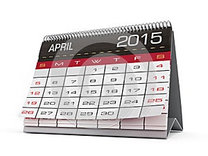 April 2015 calendar