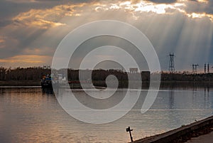 April evening at the sluices!