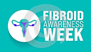 April is Fibroid Awareness Week background template. Holiday concept. use to background, banner, placard, photo