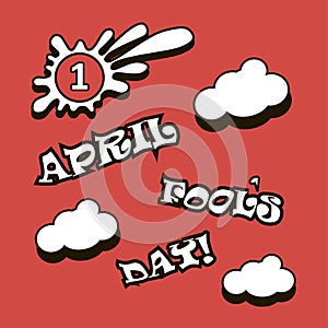 April fool`s day figure