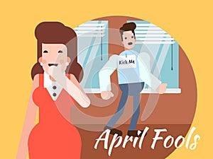 April Fools Day illustration