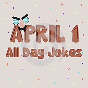 April fools day poster