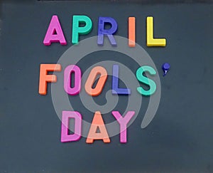 April fools day sign photo