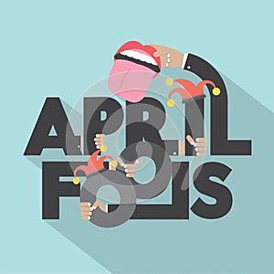 April Fools Typography Design