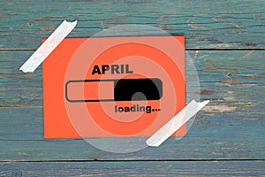 April loading on paper