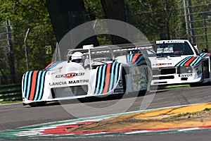 21 April 2018: Riccardo Patrese drive Lancia Martini LC1 Prototype during Motor Legend Festival 2018