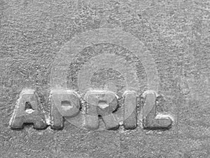 April