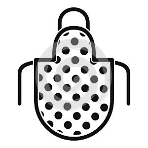 Apron icon, simple style