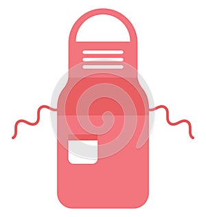 Apron Isolated Vector Icon editable