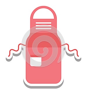 Apron Isolated Vector Icon editable