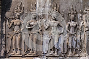 An Apsara in Angkor wat, Cambodia