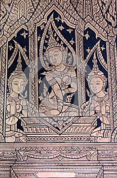 Apsara Buddhist Mural