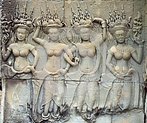 Apsara relief photo