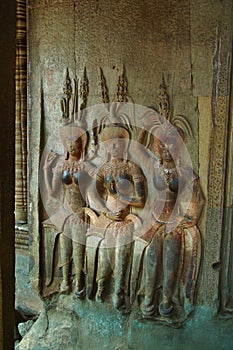 Apsaras at Angkor Wat
