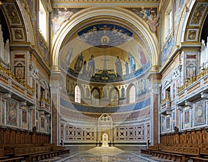 The apse of the Archbasilica of Saint John Lateran photo