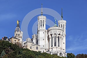 The apse of the basilica of notre dame de fourviere