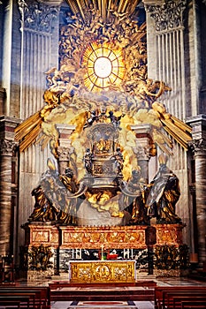 Apse of basilica of St. Peter's in Rome