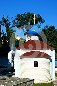 The apse of the church of St. Theodore Ushakov in Herceg Novi