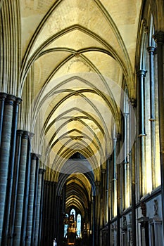 Apse in gothic cathedral