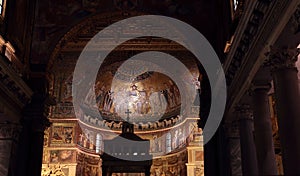 Apse of the Santa Maria in Trastevere Church
