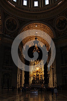 The Apse of St. Peterâs Basilica Vatican