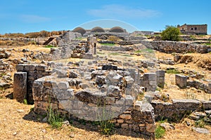 Aptera ancient ruins. Crete, Greece