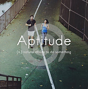 Aptitude Natural Human Ability Graphic Concept photo