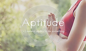 Aptitude Natural Human Ability Graphic Concept photo
