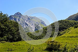 Apuane Alps mountain landscape photo