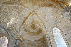 Apulia, italy: historic Castel del Monte ceiling photo