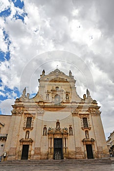 The Apulian village of Galatina, Italy.