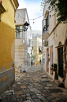 The Apulian village of Gallipoli, Italy.