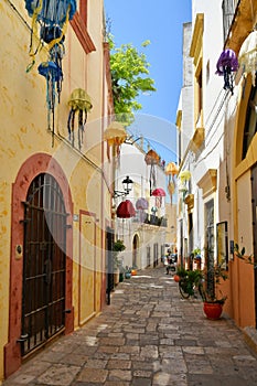 The Apulian village of Gallipoli, Italy.