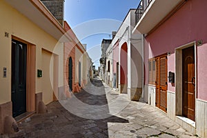 The Apulian village of Presicce, Italy.