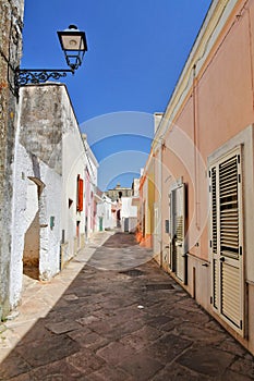 The Apulian village of Presicce, Italy.