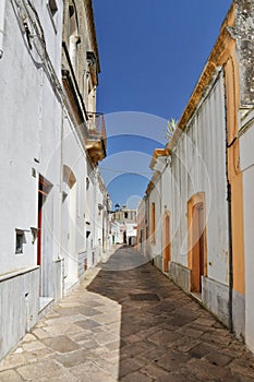 The Apulian village of Presicce, Italy.