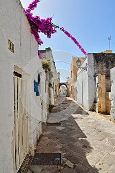 The Apulian village of Presicce, Italy.