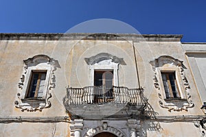 The Apulian village of Presicce, Italy.