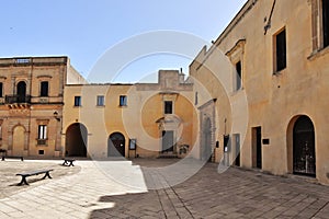 The Apulian village of Presicce, Italy.